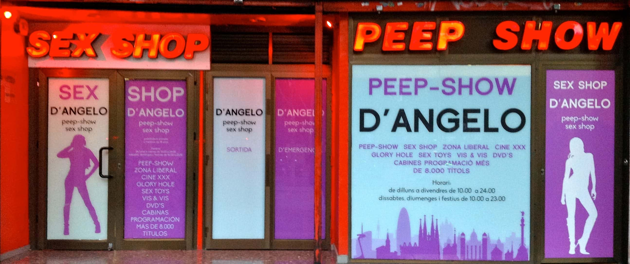 D Angelo Sex Shop Peep Show Barcelona Sex Shops WikiSexGuide